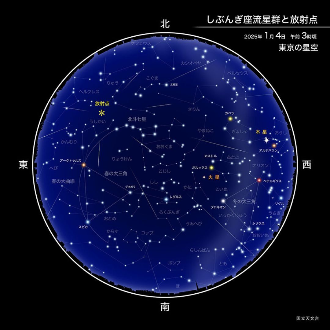 しぶんぎ座流星群