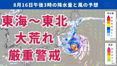 【気象予報士が解説】台風7号は明日午後に関東最接近！今からできる荒天対策とは？