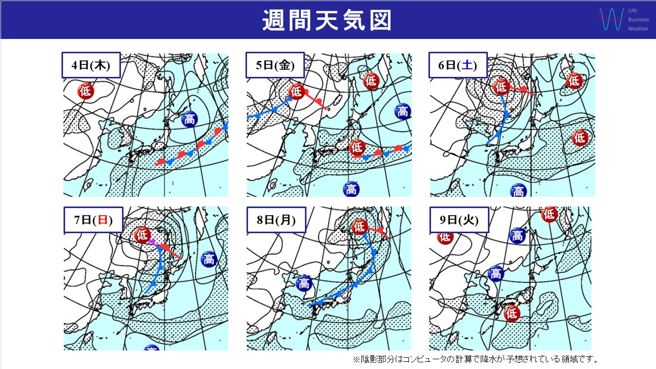 週間天気図