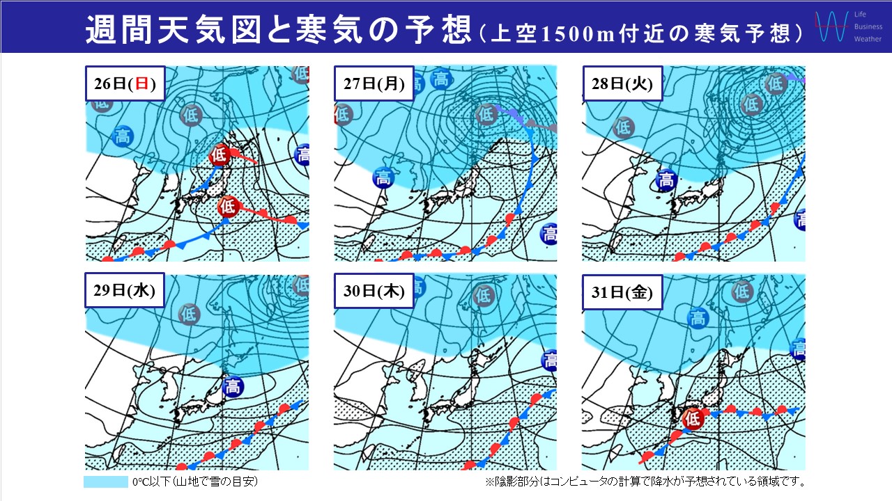 20251024週間天気