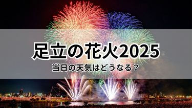 足立の花火2025